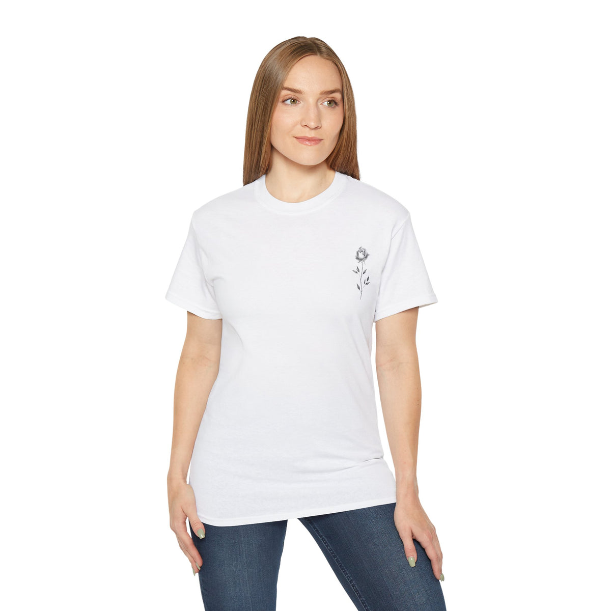 T-shirt unisexe « Rose Noire » 1 participation au concours + 1 carte cadeau Helia de 20 €